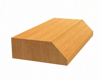 Фреза для снятия фасок/V-образнaя пазовая фреза 8 mm, B 11 mm, L 15 mm, G 56 mm, 45° 2608628352